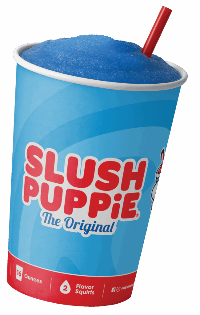 slush puppie blue cup
